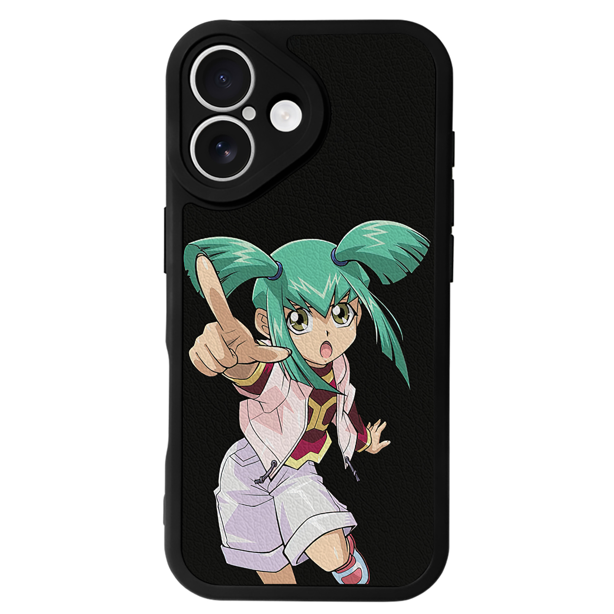 （画像用） 遊☆戯☆王 Yu-Gi-Oh! 【iPhone 16シリーズ対応】シリコンスマホケース（レザー調） 材質：シリコン